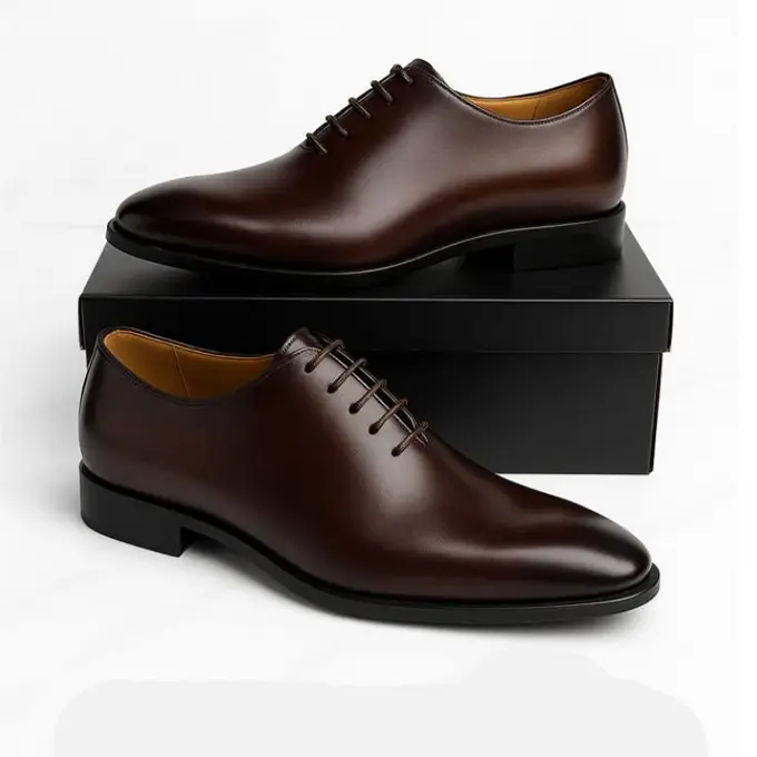 Chaussure de ville 100% Cuir - Marron